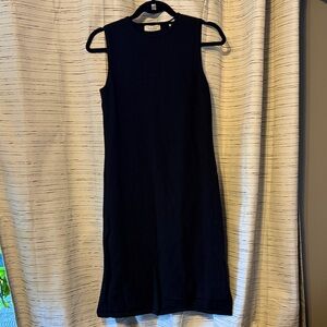 Lord & Taylor Classic Black Midi Dress